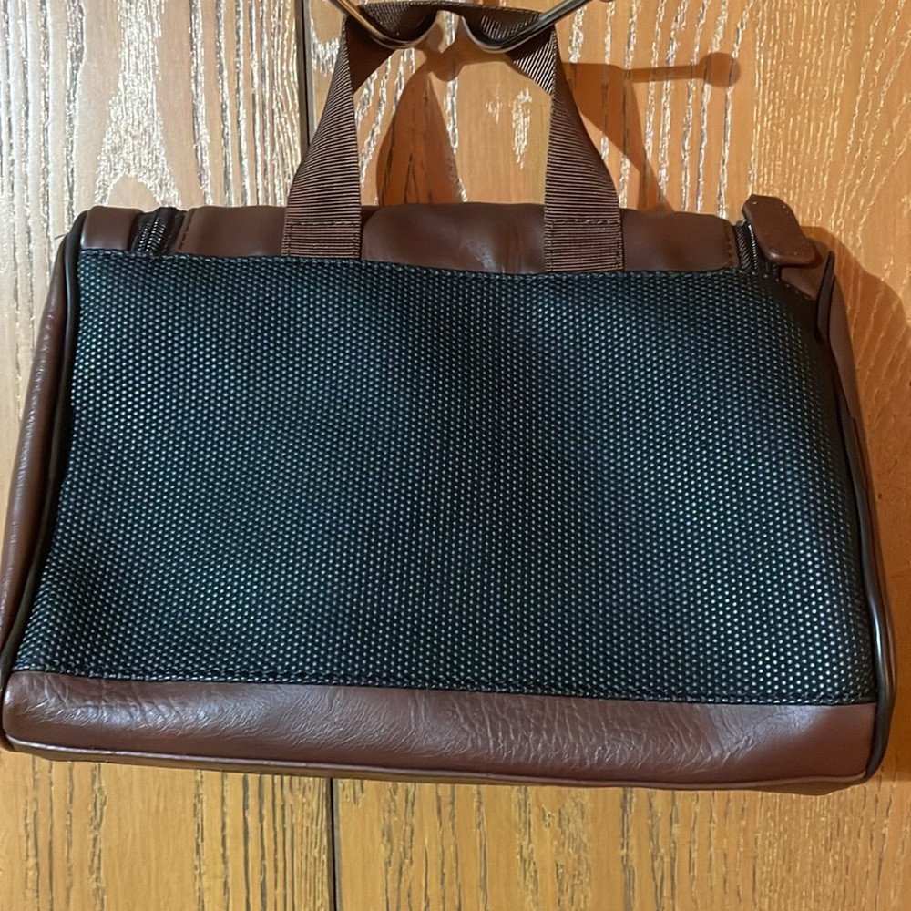 PENGUIN Munsingwear Men's Hanging Toiletry Travel Shave Kit Case Bag Brown - Picture 7 of 13